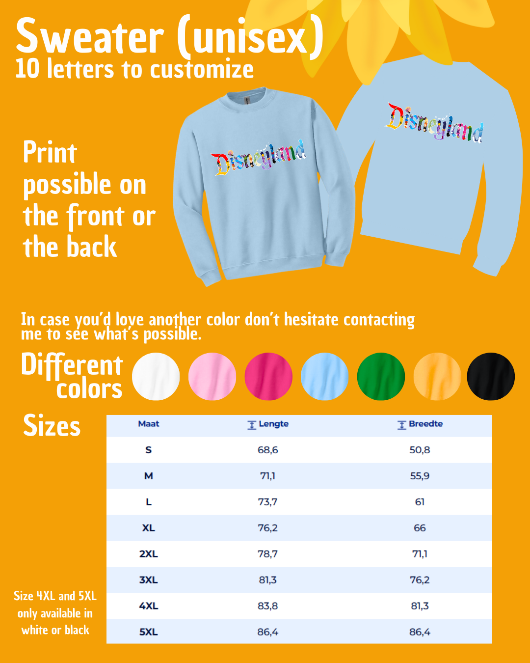 Sweater custom character