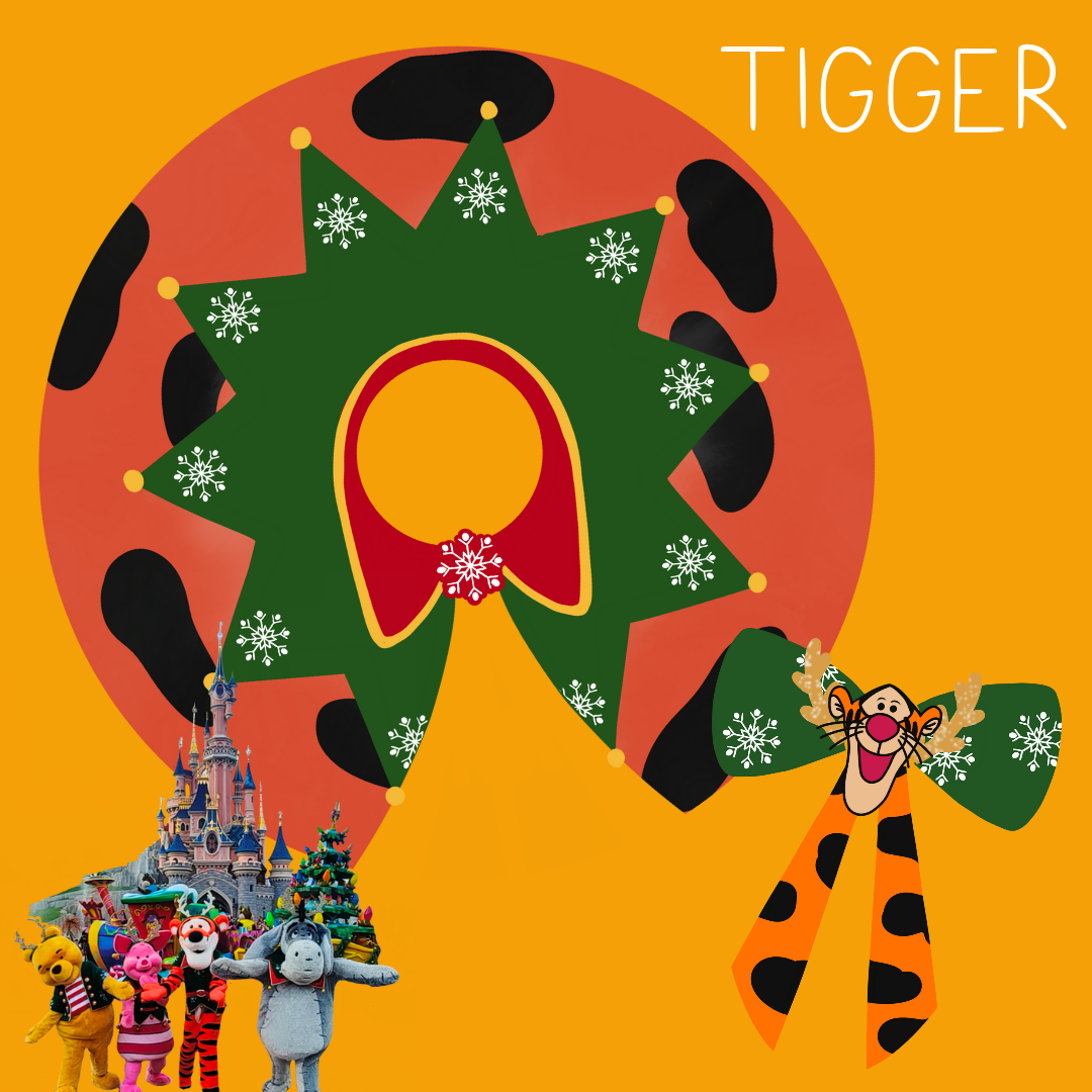 Tigger cape & bow