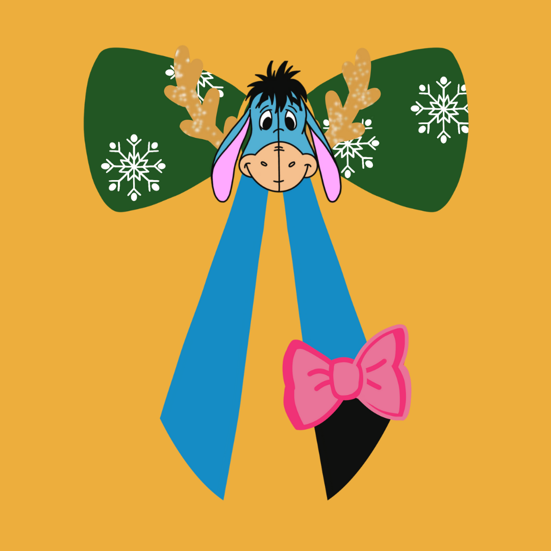 Eeyore cape & bow