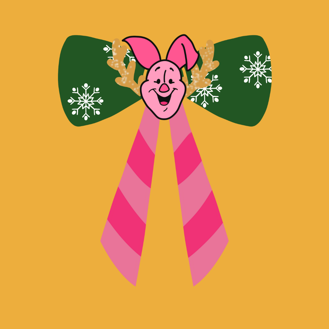Piglet cape & bow