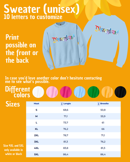 Sweater custom character