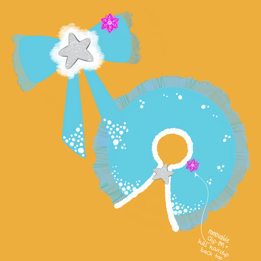Ariel cape & bow