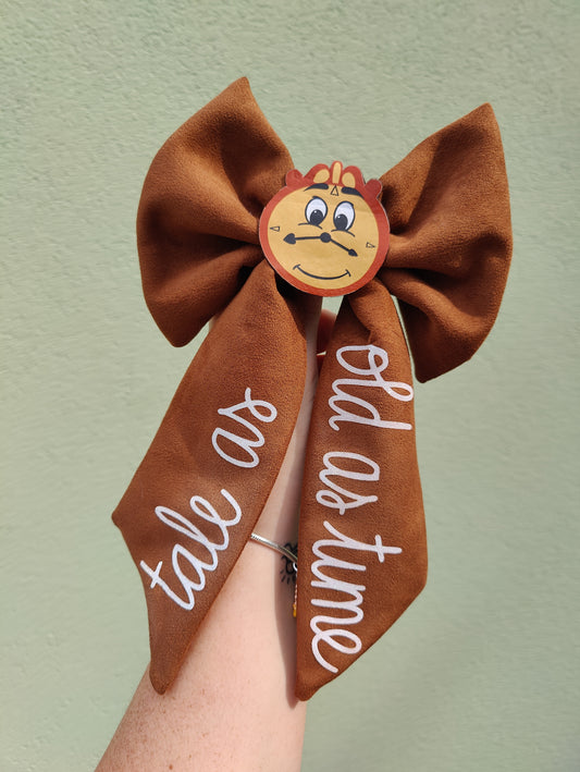 Bow Cogsworth Beauty and the Beast