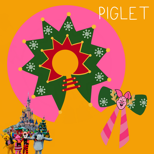 Piglet cape & bow